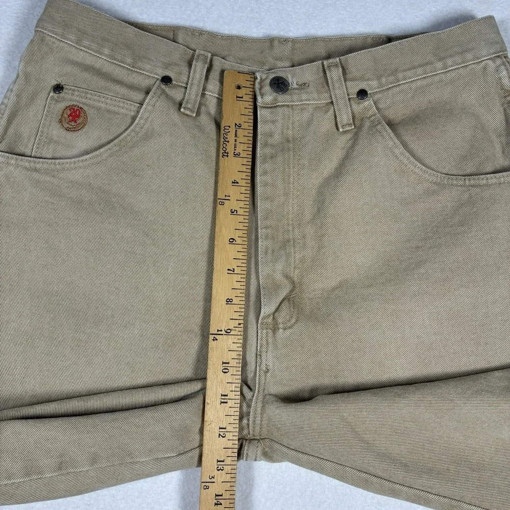 Wrangler 20X Mens 34x36 Tan Straight Leg Western Cowboy Light Wash Denim Jeans